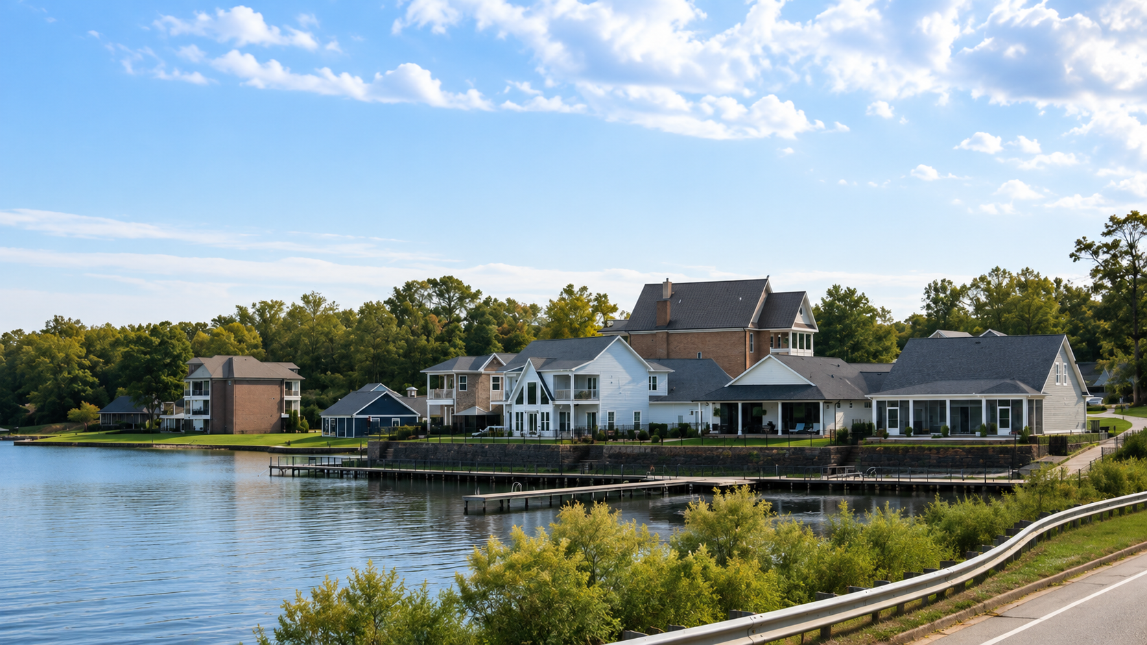 Greenwood County South Carolina lake and landscape
